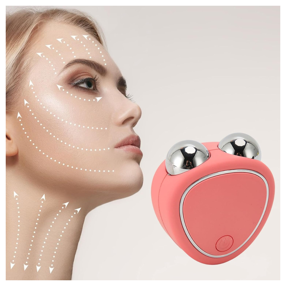 Masajeador facial microcorriente
