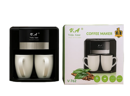 Cafetera electrica doble taza